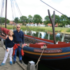 Mom and Dad at the Viking Ship Museum in Roskilde