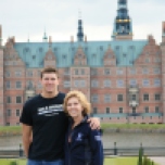 Mom and I at Hillerød Castle